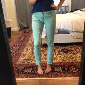 Forever 21 mint green slouchy pants - 26